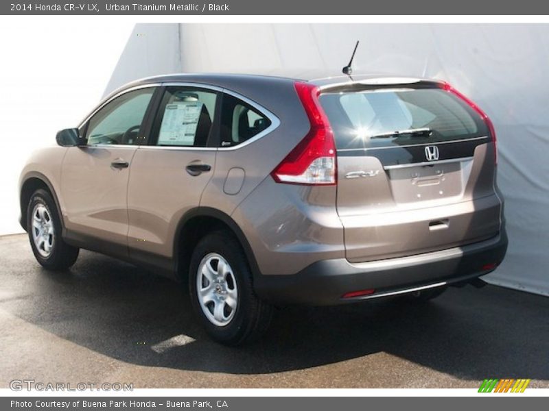 Urban Titanium Metallic / Black 2014 Honda CR-V LX