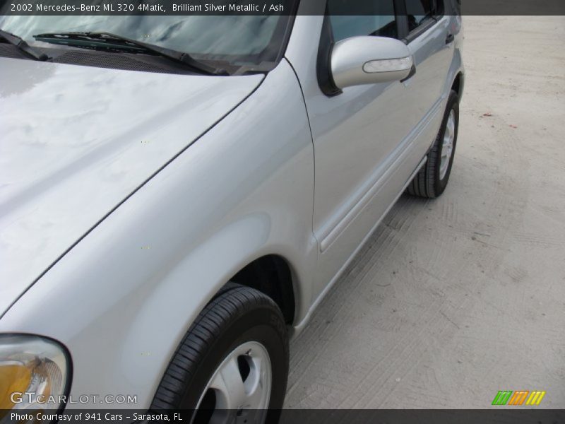 Brilliant Silver Metallic / Ash 2002 Mercedes-Benz ML 320 4Matic