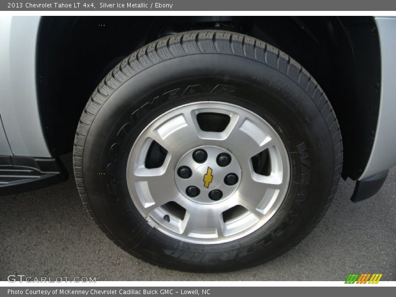 Silver Ice Metallic / Ebony 2013 Chevrolet Tahoe LT 4x4