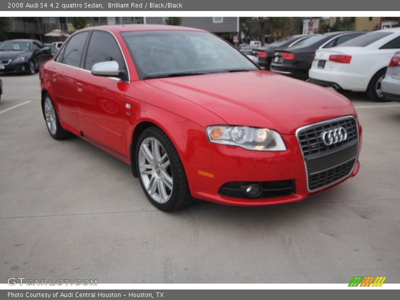 Front 3/4 View of 2008 S4 4.2 quattro Sedan