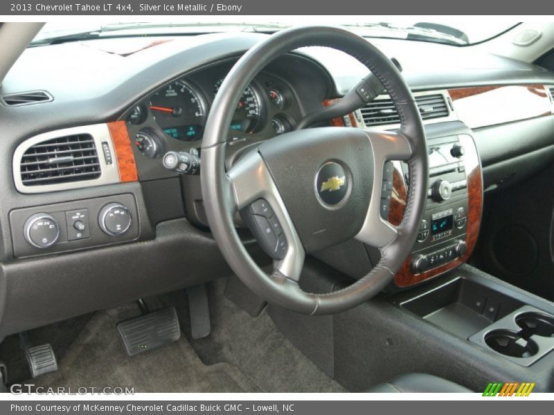 Silver Ice Metallic / Ebony 2013 Chevrolet Tahoe LT 4x4
