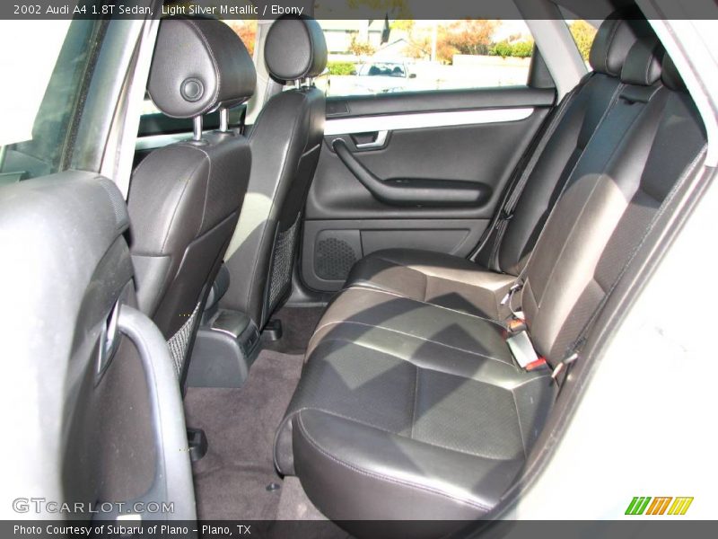 Light Silver Metallic / Ebony 2002 Audi A4 1.8T Sedan