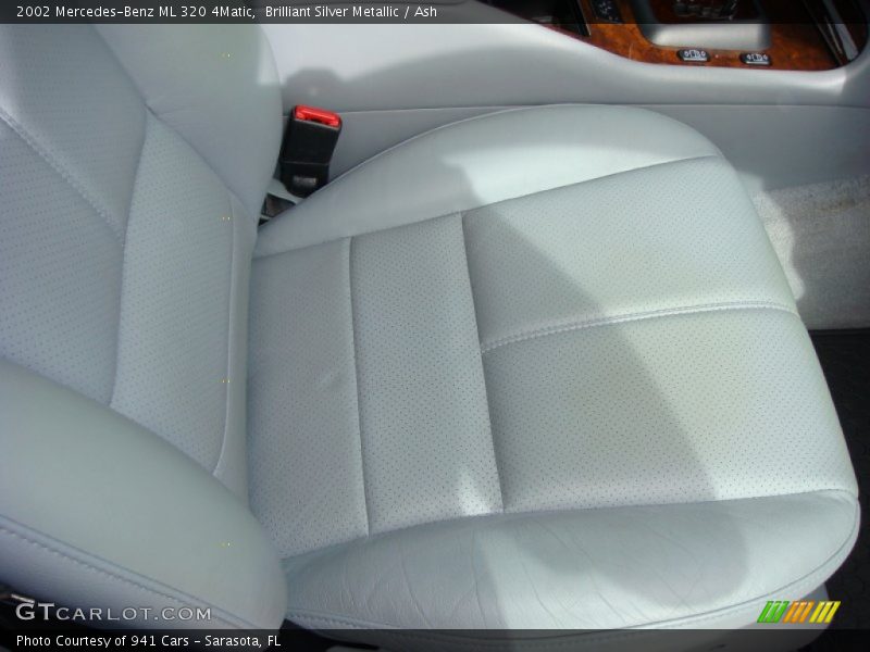 Brilliant Silver Metallic / Ash 2002 Mercedes-Benz ML 320 4Matic
