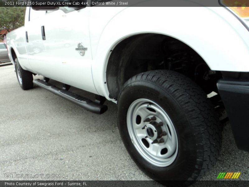 Oxford White / Steel 2013 Ford F250 Super Duty XL Crew Cab 4x4