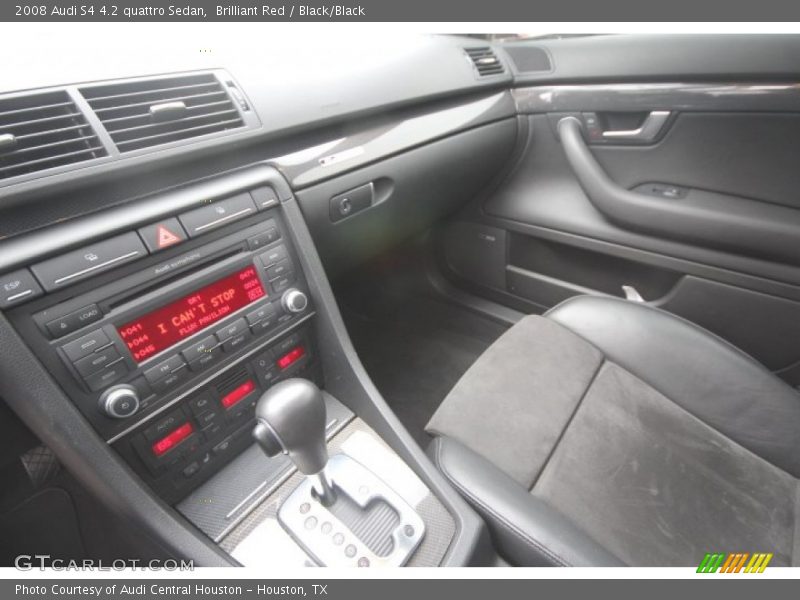 Brilliant Red / Black/Black 2008 Audi S4 4.2 quattro Sedan