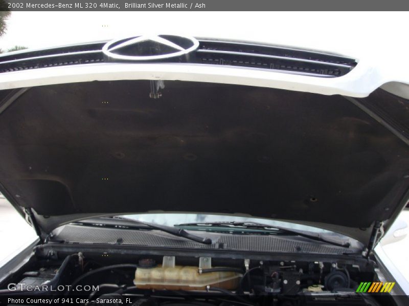 Brilliant Silver Metallic / Ash 2002 Mercedes-Benz ML 320 4Matic