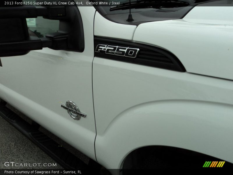 Oxford White / Steel 2013 Ford F250 Super Duty XL Crew Cab 4x4