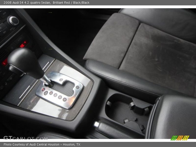 Brilliant Red / Black/Black 2008 Audi S4 4.2 quattro Sedan