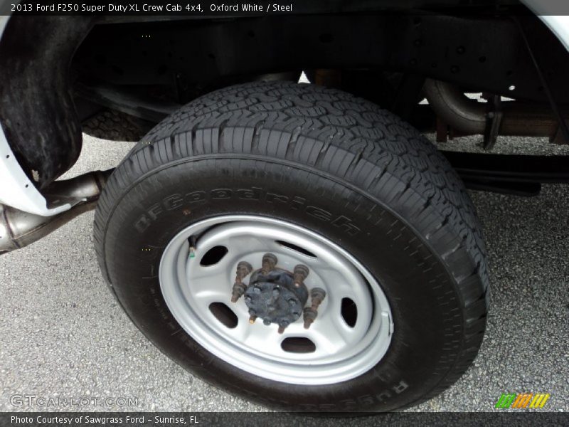 Oxford White / Steel 2013 Ford F250 Super Duty XL Crew Cab 4x4