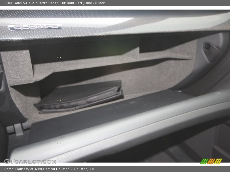 Brilliant Red / Black/Black 2008 Audi S4 4.2 quattro Sedan