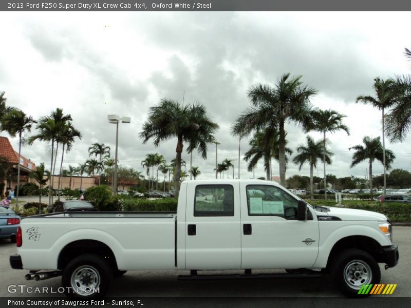 Oxford White / Steel 2013 Ford F250 Super Duty XL Crew Cab 4x4