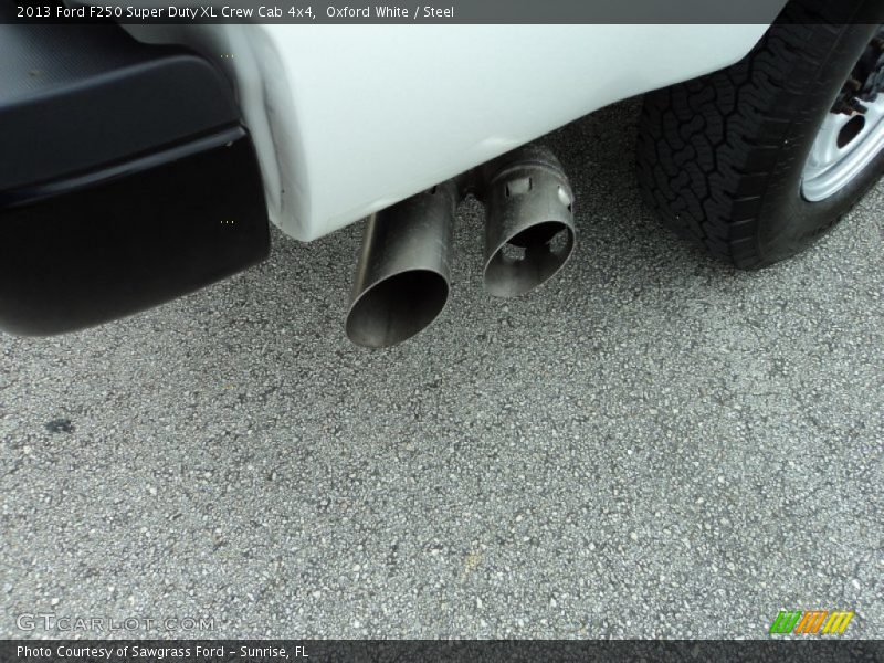 Oxford White / Steel 2013 Ford F250 Super Duty XL Crew Cab 4x4