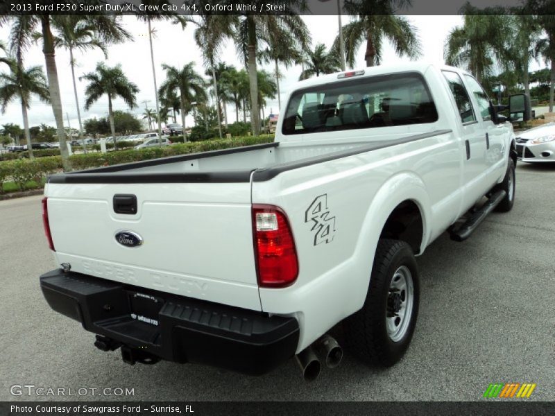 Oxford White / Steel 2013 Ford F250 Super Duty XL Crew Cab 4x4