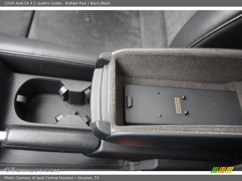 Brilliant Red / Black/Black 2008 Audi S4 4.2 quattro Sedan