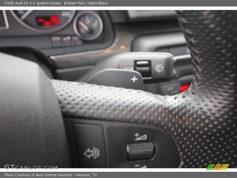 Brilliant Red / Black/Black 2008 Audi S4 4.2 quattro Sedan
