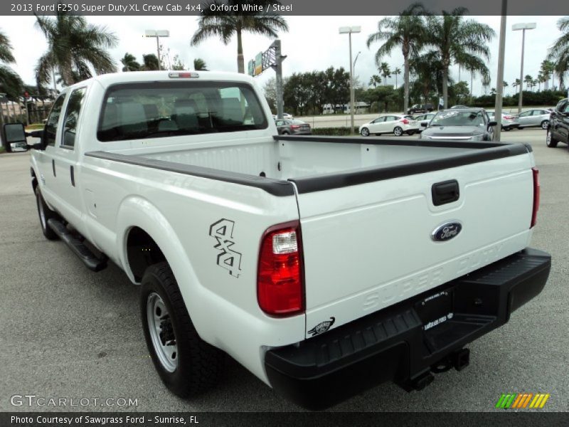 Oxford White / Steel 2013 Ford F250 Super Duty XL Crew Cab 4x4