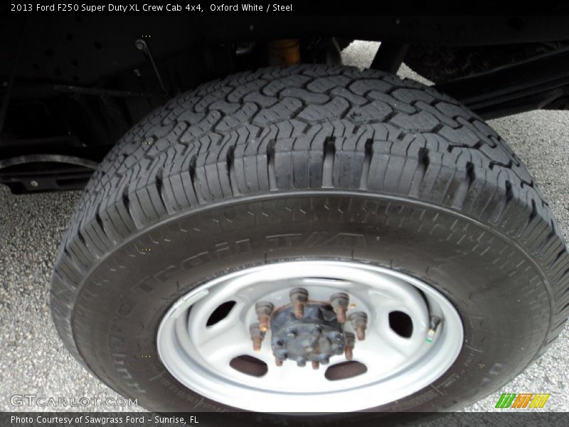 Oxford White / Steel 2013 Ford F250 Super Duty XL Crew Cab 4x4