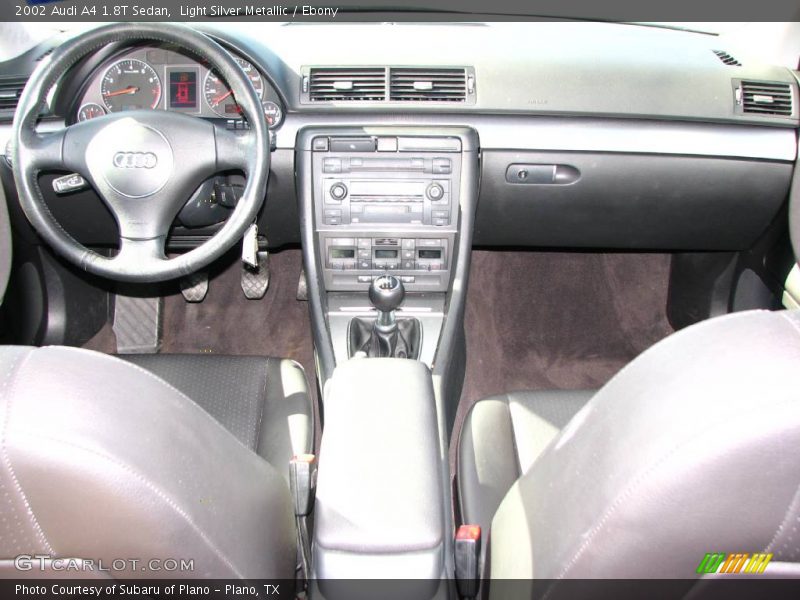 Light Silver Metallic / Ebony 2002 Audi A4 1.8T Sedan
