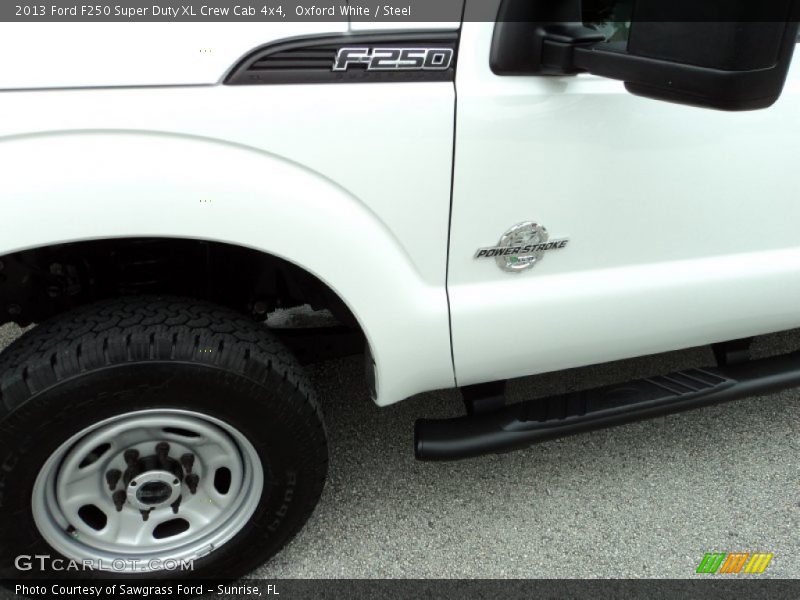 Oxford White / Steel 2013 Ford F250 Super Duty XL Crew Cab 4x4