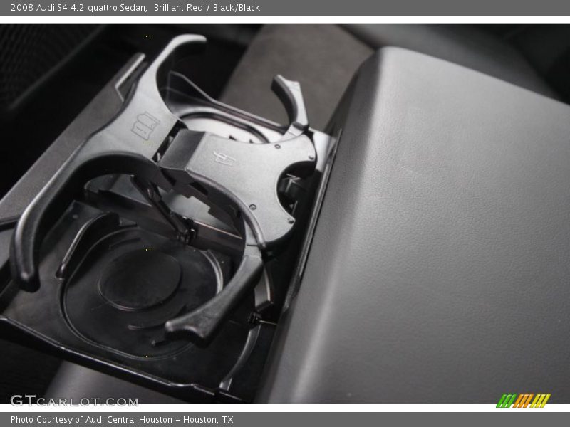 Brilliant Red / Black/Black 2008 Audi S4 4.2 quattro Sedan