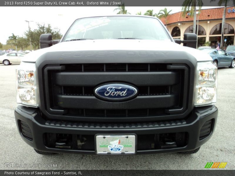 Oxford White / Steel 2013 Ford F250 Super Duty XL Crew Cab 4x4