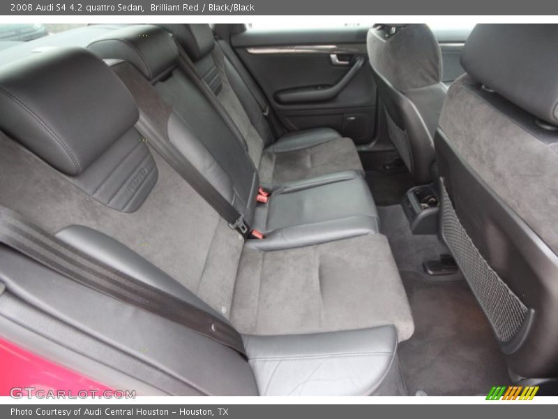 Rear Seat of 2008 S4 4.2 quattro Sedan