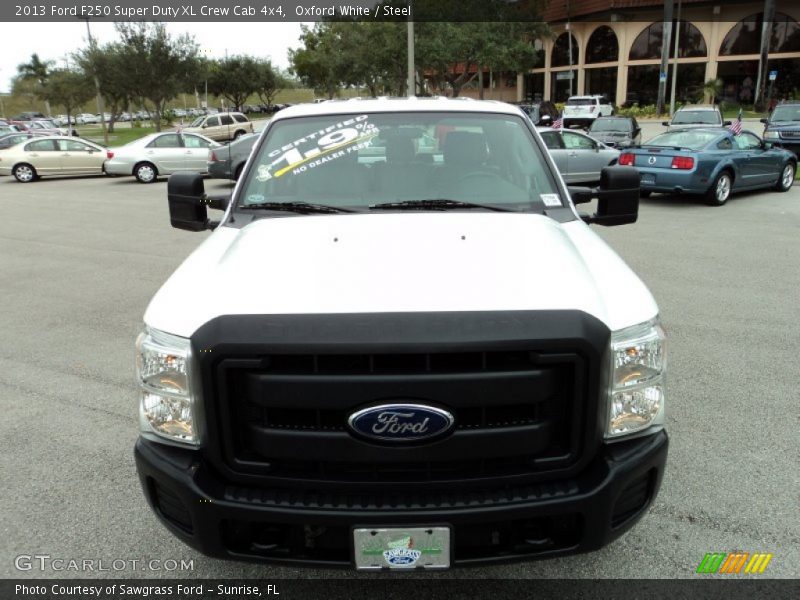 Oxford White / Steel 2013 Ford F250 Super Duty XL Crew Cab 4x4