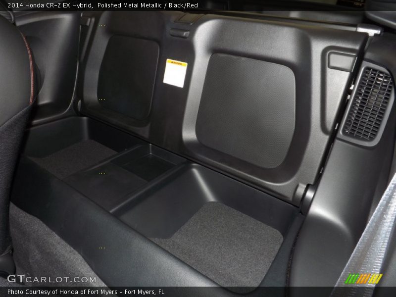 Polished Metal Metallic / Black/Red 2014 Honda CR-Z EX Hybrid