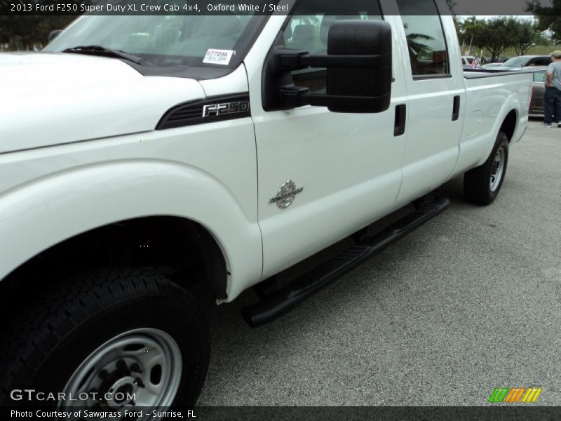 Oxford White / Steel 2013 Ford F250 Super Duty XL Crew Cab 4x4