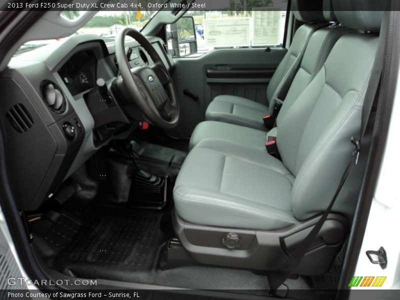 Oxford White / Steel 2013 Ford F250 Super Duty XL Crew Cab 4x4
