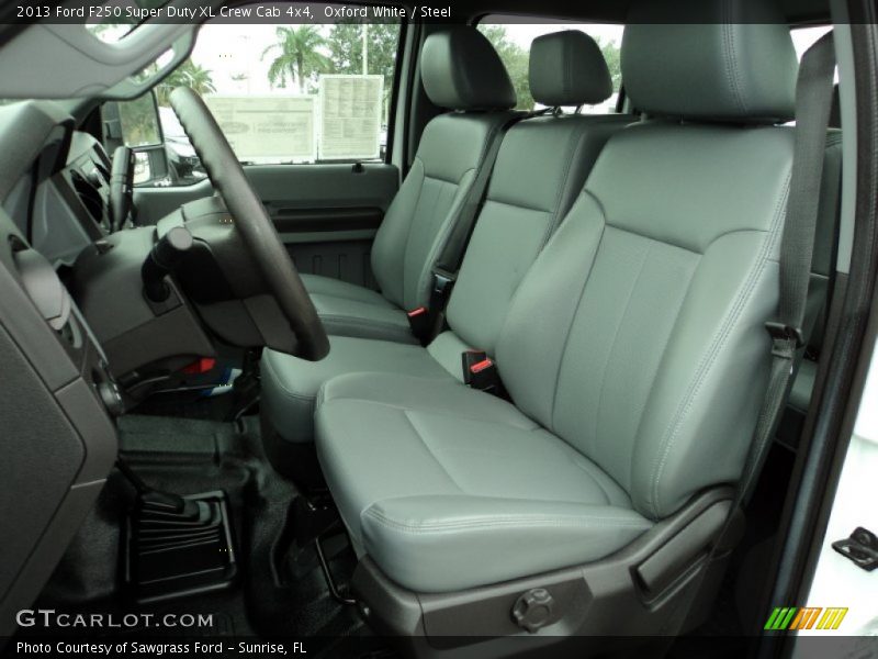 Oxford White / Steel 2013 Ford F250 Super Duty XL Crew Cab 4x4