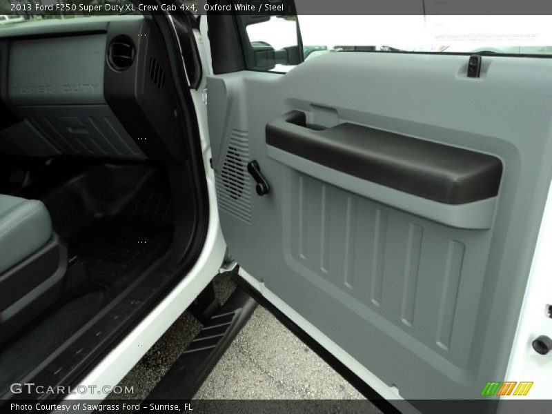 Oxford White / Steel 2013 Ford F250 Super Duty XL Crew Cab 4x4