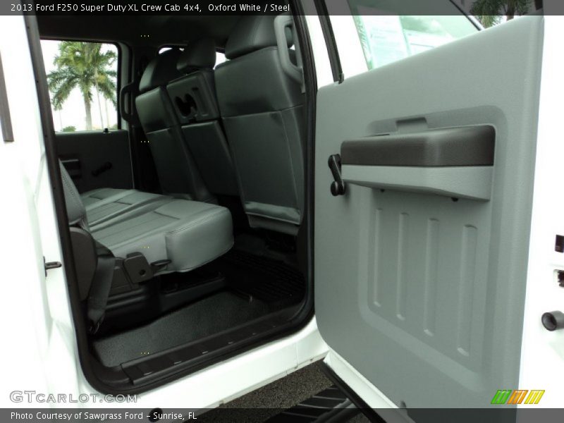 Oxford White / Steel 2013 Ford F250 Super Duty XL Crew Cab 4x4
