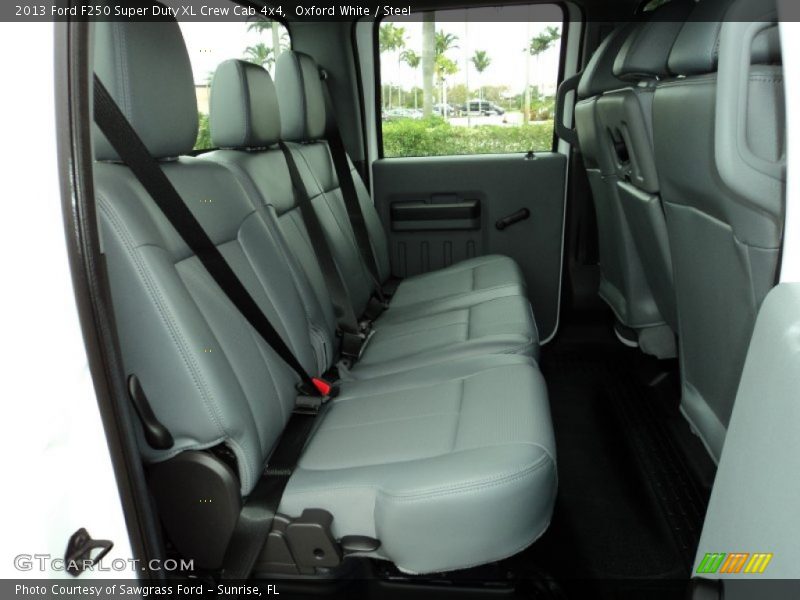 Oxford White / Steel 2013 Ford F250 Super Duty XL Crew Cab 4x4