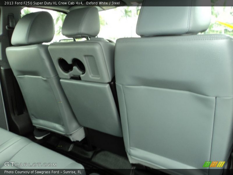 Oxford White / Steel 2013 Ford F250 Super Duty XL Crew Cab 4x4