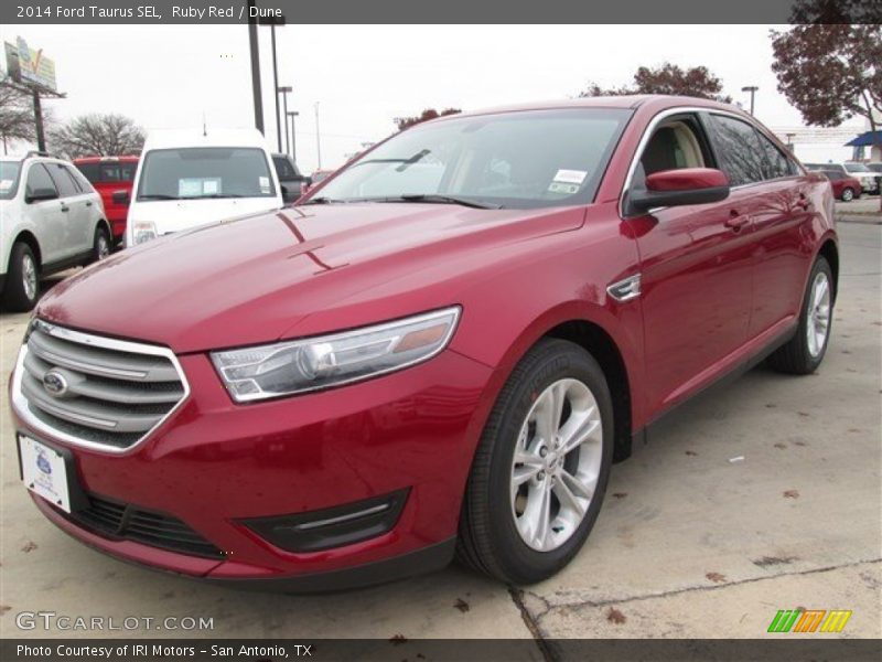 Ruby Red / Dune 2014 Ford Taurus SEL