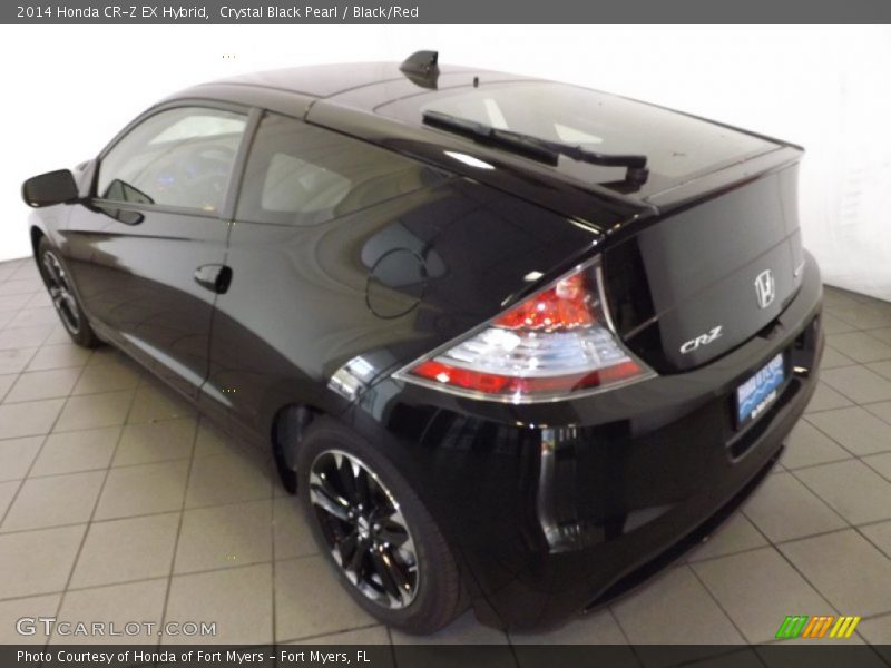 Crystal Black Pearl / Black/Red 2014 Honda CR-Z EX Hybrid