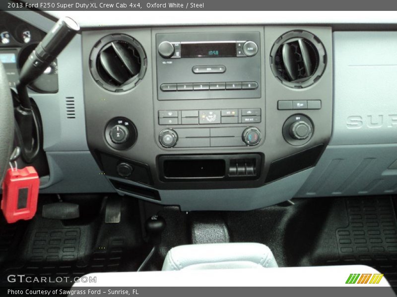 Oxford White / Steel 2013 Ford F250 Super Duty XL Crew Cab 4x4