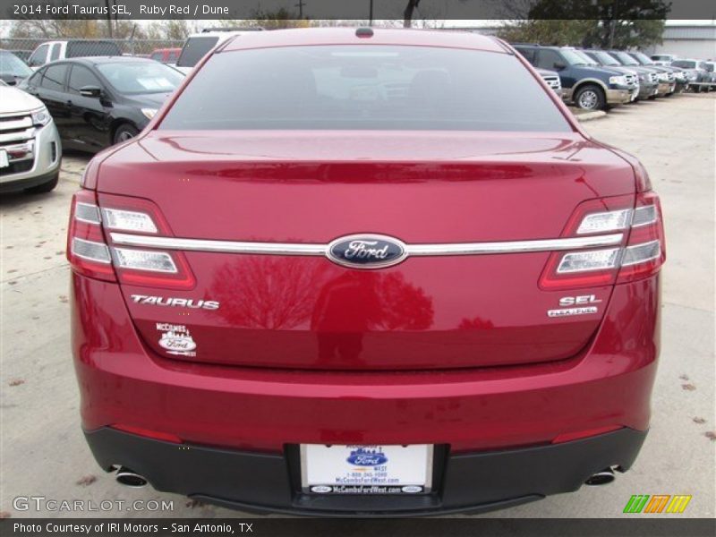 Ruby Red / Dune 2014 Ford Taurus SEL