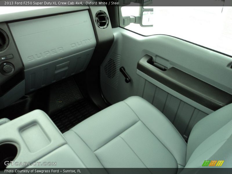 Oxford White / Steel 2013 Ford F250 Super Duty XL Crew Cab 4x4