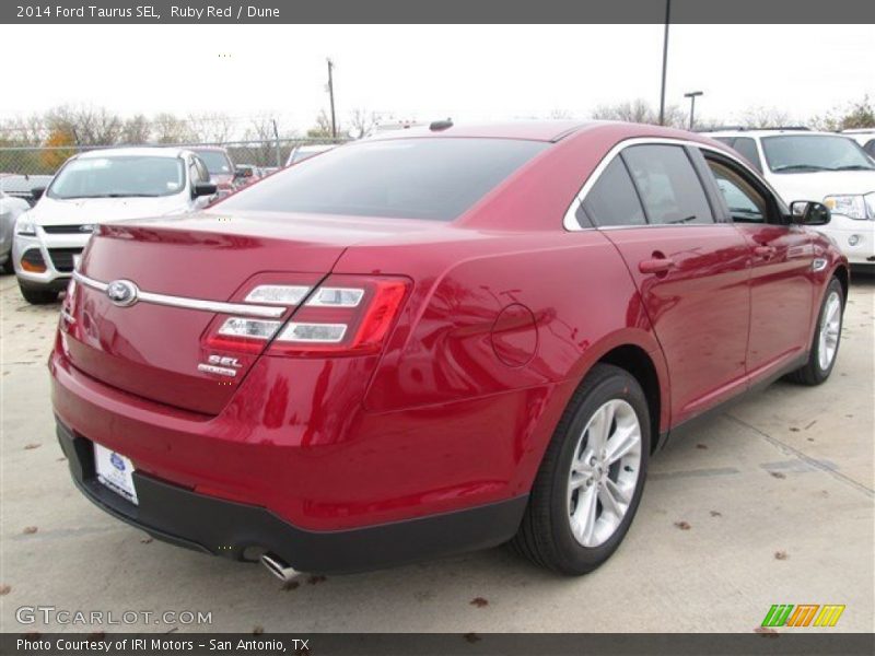 Ruby Red / Dune 2014 Ford Taurus SEL