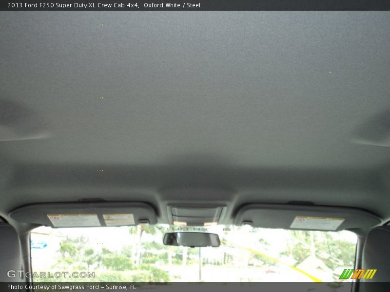 Oxford White / Steel 2013 Ford F250 Super Duty XL Crew Cab 4x4