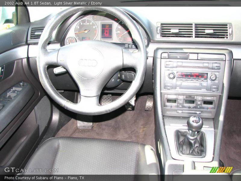 Light Silver Metallic / Ebony 2002 Audi A4 1.8T Sedan