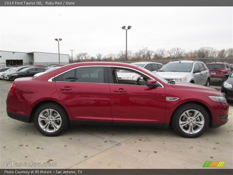 Ruby Red / Dune 2014 Ford Taurus SEL