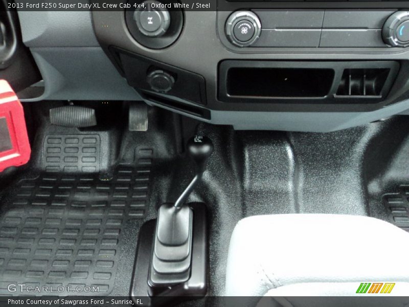 Oxford White / Steel 2013 Ford F250 Super Duty XL Crew Cab 4x4