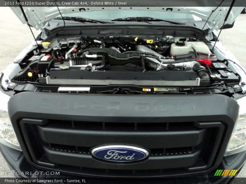 Oxford White / Steel 2013 Ford F250 Super Duty XL Crew Cab 4x4