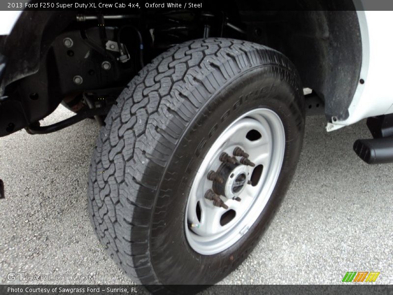 Oxford White / Steel 2013 Ford F250 Super Duty XL Crew Cab 4x4