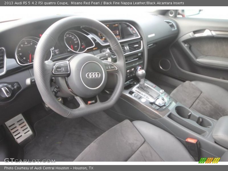 2013 RS 5 4.2 FSI quattro Coupe Black Fine Nappa Leather/Black Alcantara Inserts Interior