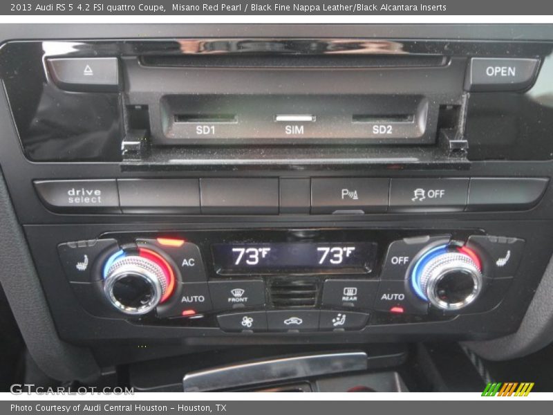Misano Red Pearl / Black Fine Nappa Leather/Black Alcantara Inserts 2013 Audi RS 5 4.2 FSI quattro Coupe