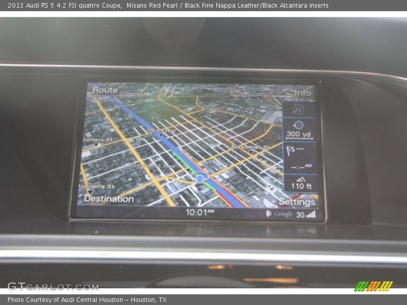 Navigation of 2013 RS 5 4.2 FSI quattro Coupe